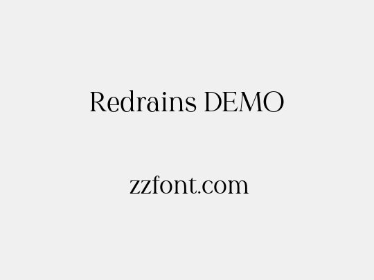 Redrains DEMO