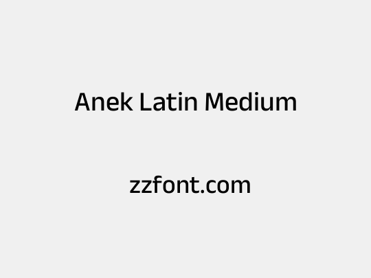 Anek Latin Medium