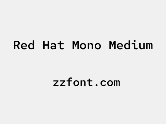 Red Hat Mono Medium