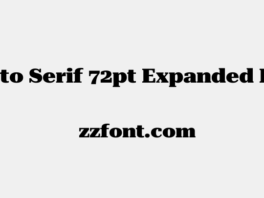 Roboto Serif 72pt Expanded Black