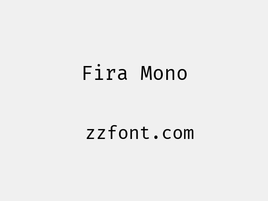 Fira Mono