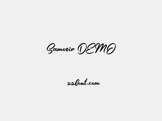 Samosir DEMO