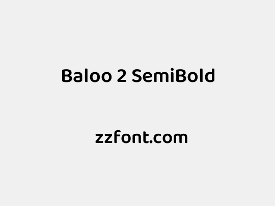 Baloo 2 SemiBold