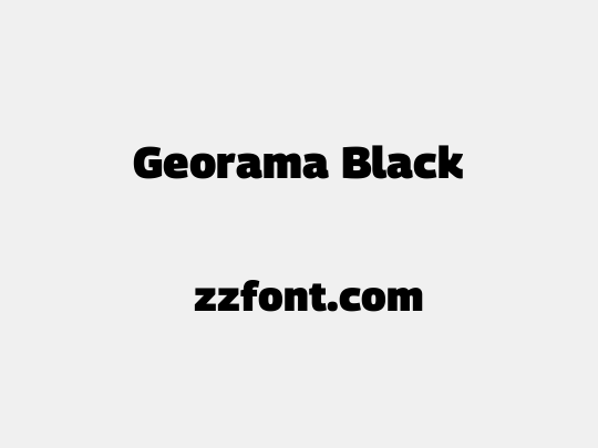 Georama Black