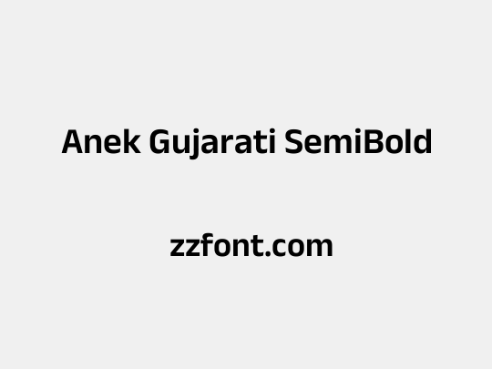 Anek Gujarati SemiBold
