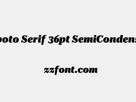 Roboto Serif 36pt SemiCondensed Black