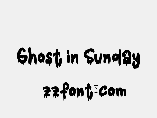 Ghost in Sunday