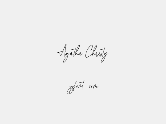 Agatha Christy