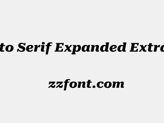 Roboto Serif Expanded ExtraBold