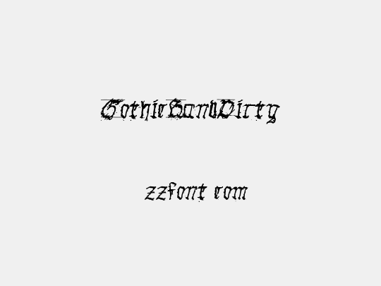 GothicHandDirty