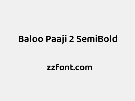 Baloo Paaji 2 SemiBold