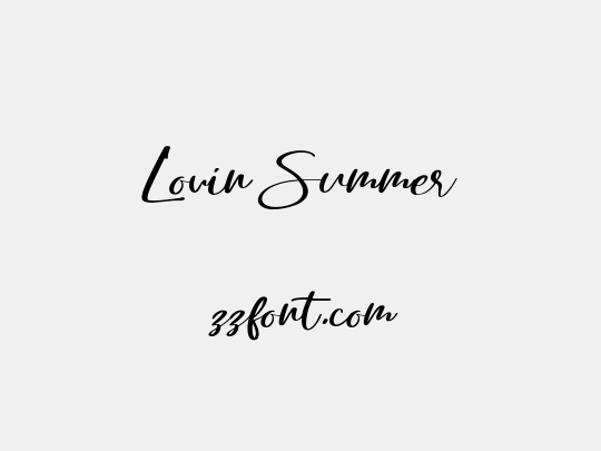 Lovin Summer
