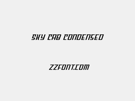 Sky Cab Condensed