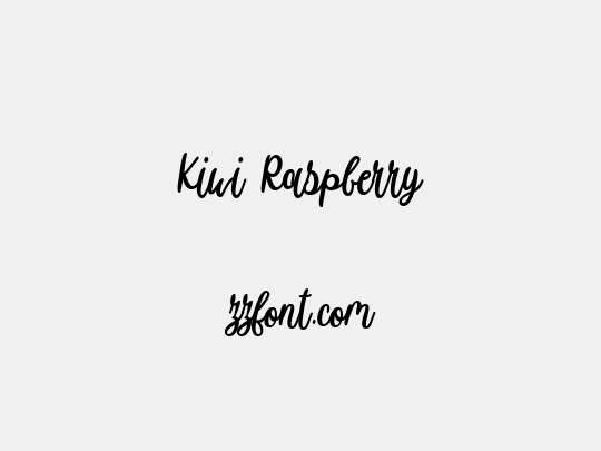 Kiwi Raspberry