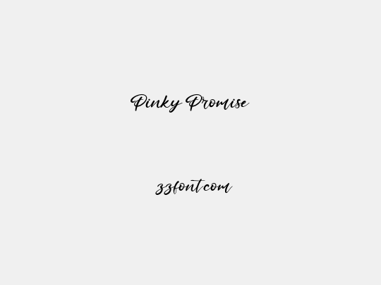 Pinky Promise