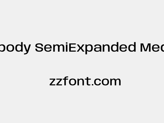 Anybody SemiExpanded Medium
