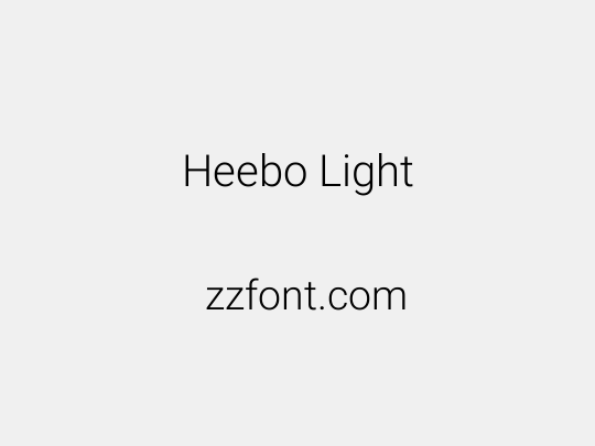 Heebo Light