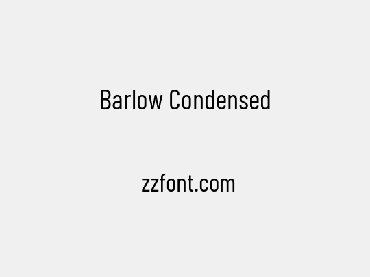 Barlow Condensed