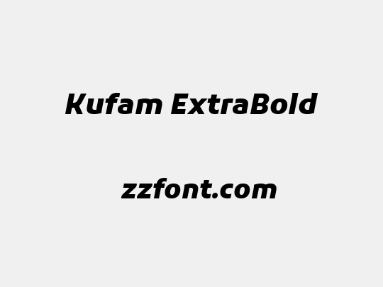 Kufam ExtraBold