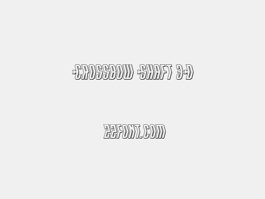 Crossbow Shaft 3D