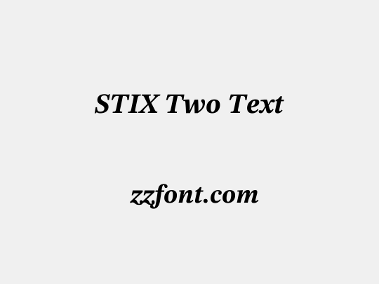 STIX Two Text