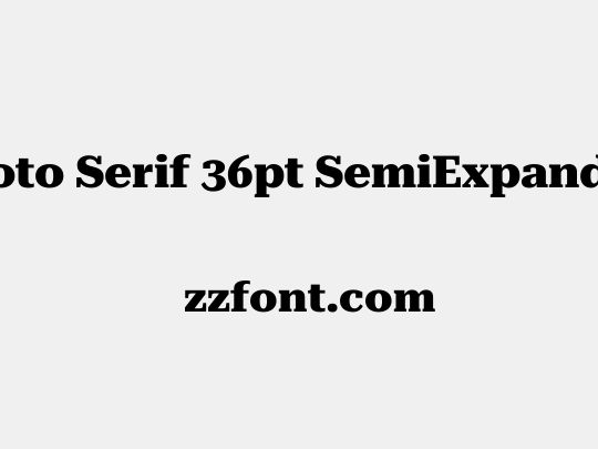 Roboto Serif 36pt SemiExpanded ExtraBold