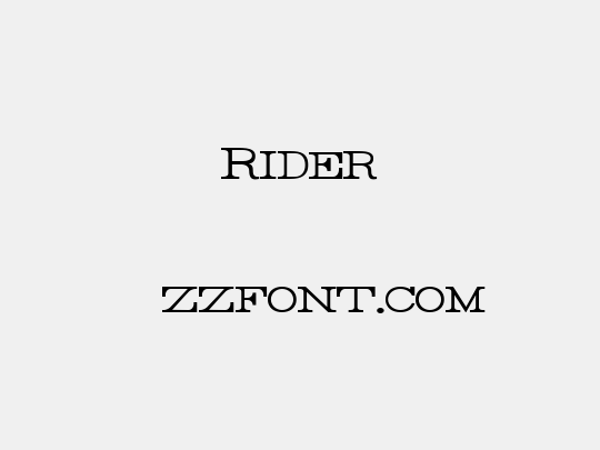 Rider
