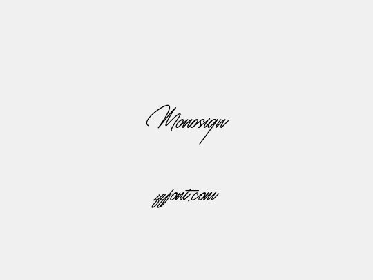 Monosign