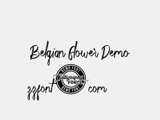 Belgian Flower Demo