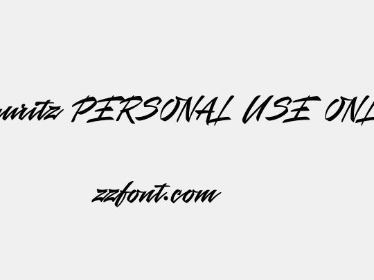 Mauritz PERSONAL USE ONLY