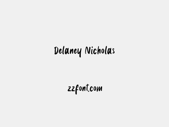 Delaney Nicholas