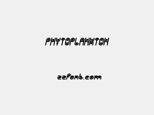 PHYTOPLANKTON