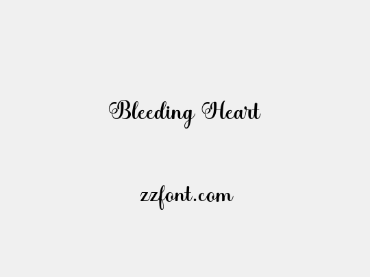 Bleeding Heart