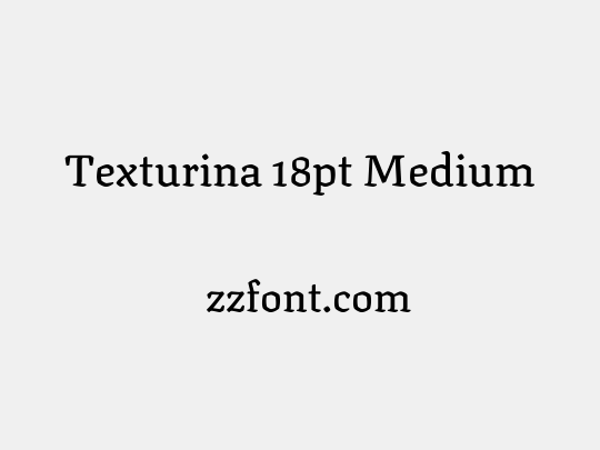 Texturina 18pt Medium