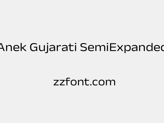 Anek Gujarati SemiExpanded