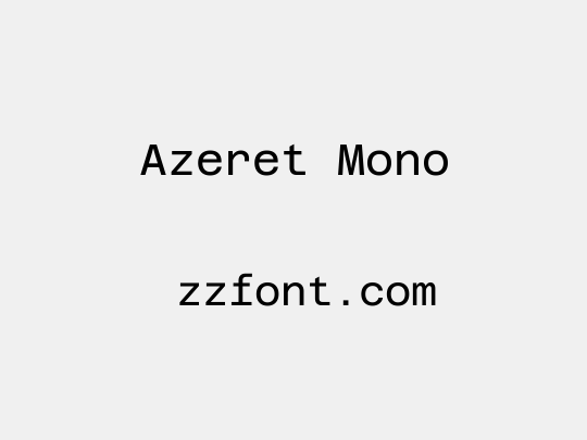 Azeret Mono