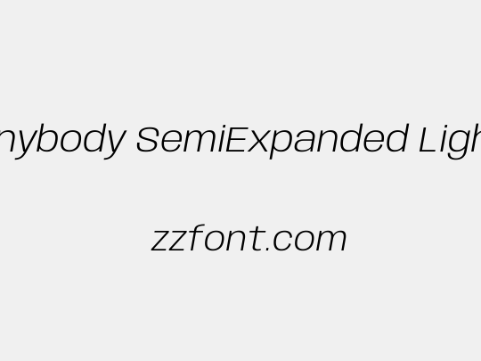 Anybody SemiExpanded Light