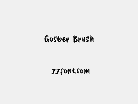 Gosber Brush