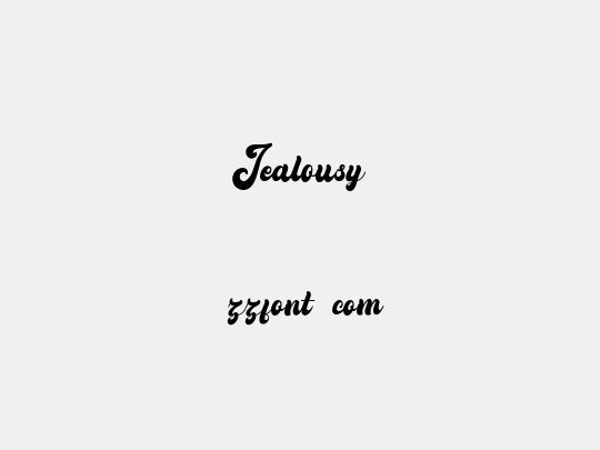 Jealousy