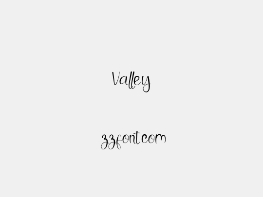 Valley