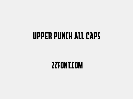 Upper Punch All Caps