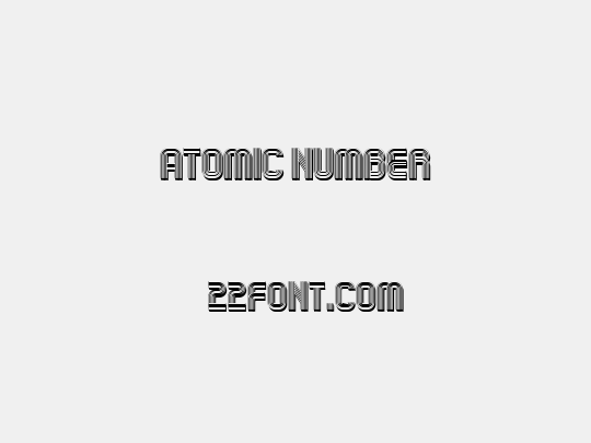 Atomic Number