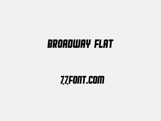 Broadway Flat