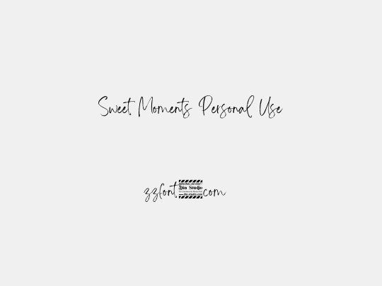 Sweet Moments Personal Use