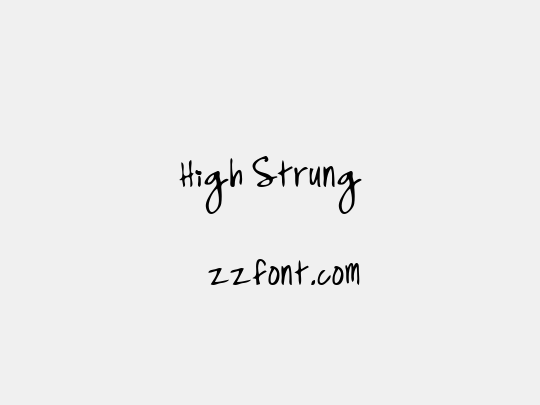 High Strung