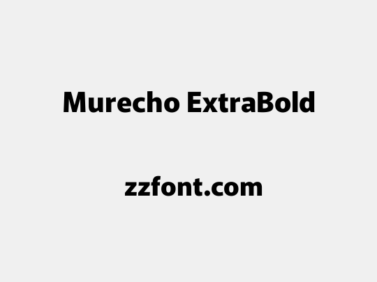 Murecho ExtraBold