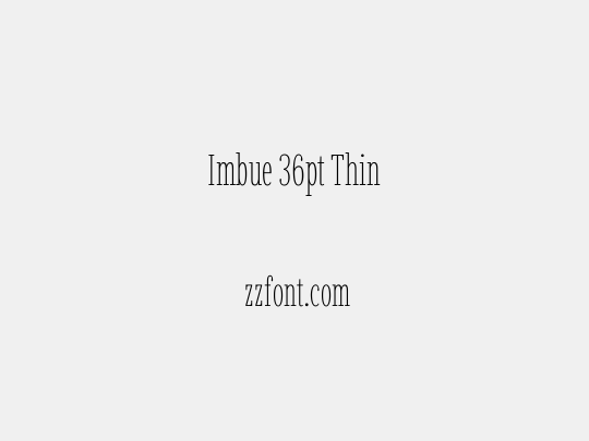 Imbue 36pt Thin