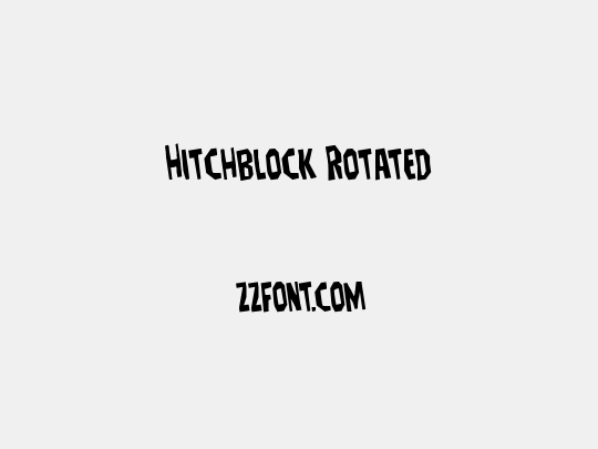 Hitchblock Rotated