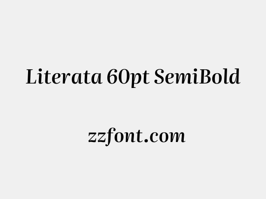 Literata 60pt SemiBold