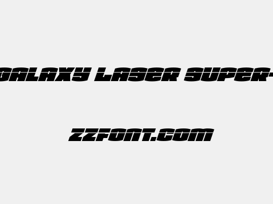 Team Galaxy Laser Super-Italic